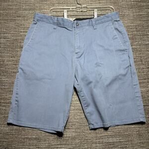 Volcom Shorts Men's Size 34 Blue Chino Casual Summer